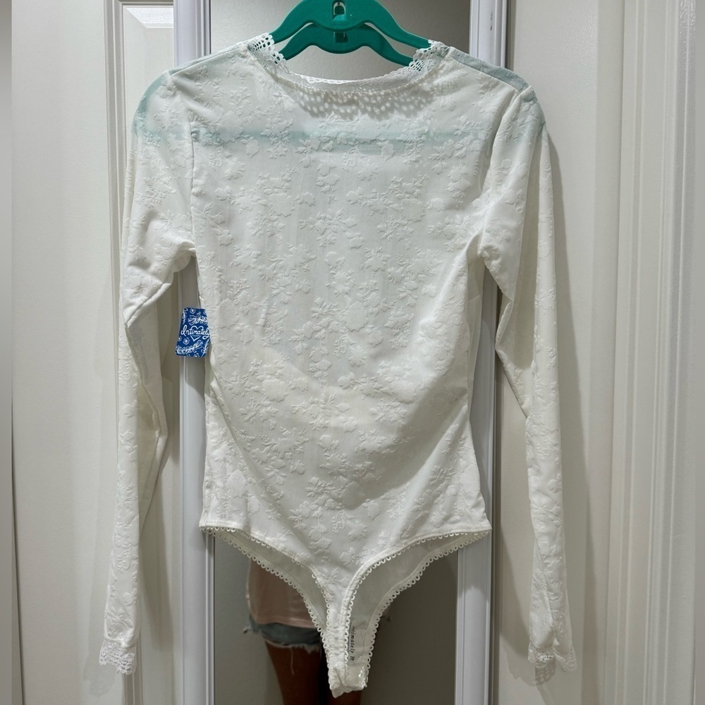 Free People Imtimately white thong bodysuit - Picture 4 of 9